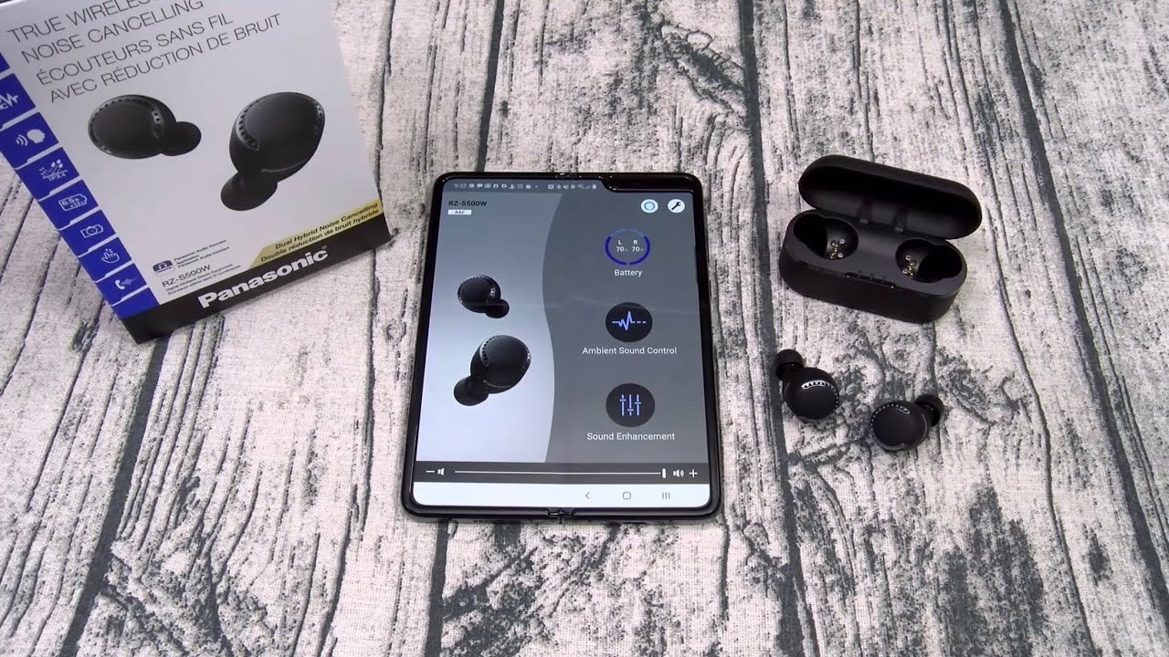 Panasonic RZ-S500W True Wireless Noise Cancelling Earbuds - Unboxing and First Look