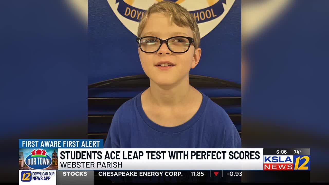 Webster Parish 3rd grader aces LEAP section on first try