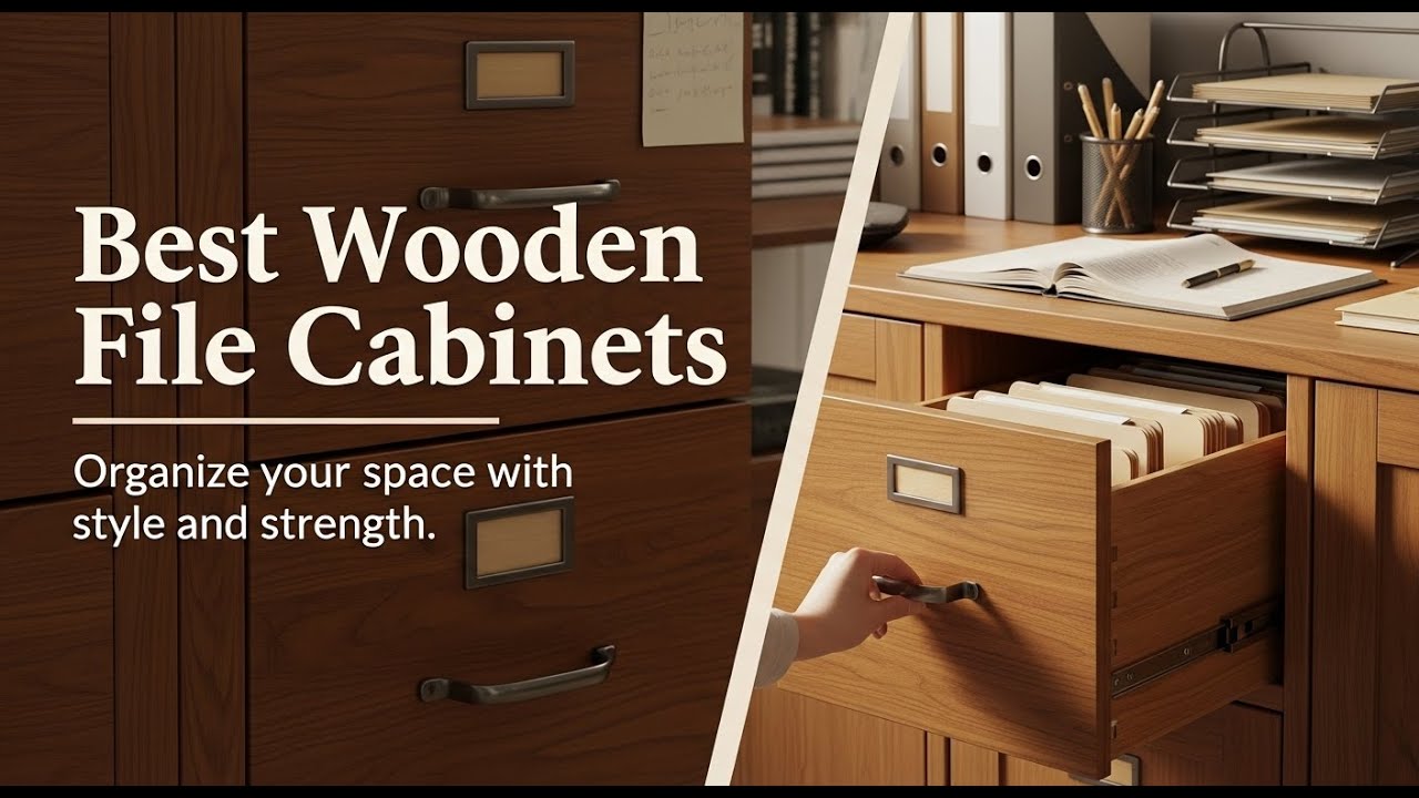 TOP 5 Best Wooden File Cabinets 2025 | File Cabinets For Small Spaces &ndash; #3 Is Genius