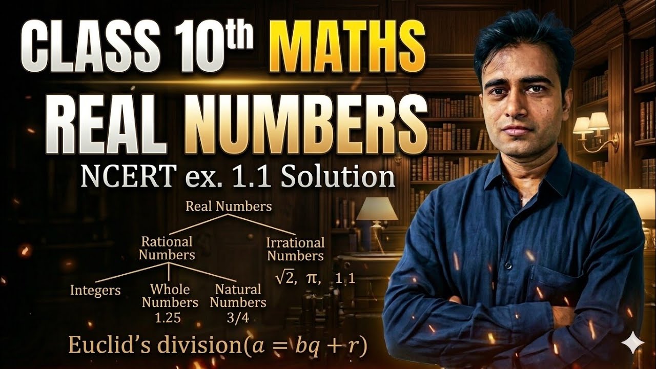 Real Numbers (Ex. 1.1) Solved | Class 10 | CBSE, UP, ISC Board Exams