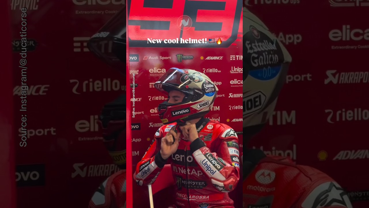 Marc Marquez's New Helmet 🇺🇸