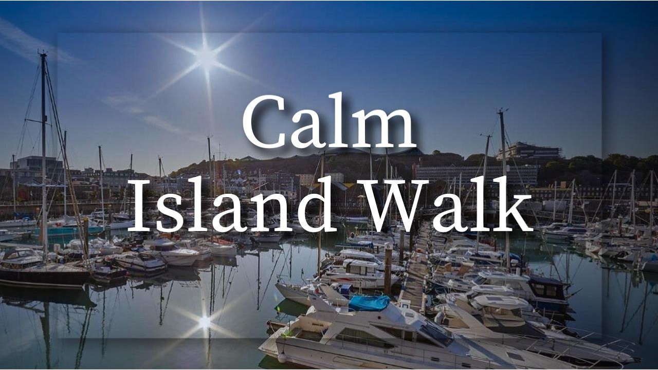 Relaxing 1 Hour Walking Tour in Jersey 🇯🇪 | Calm Island Life from Day to Night