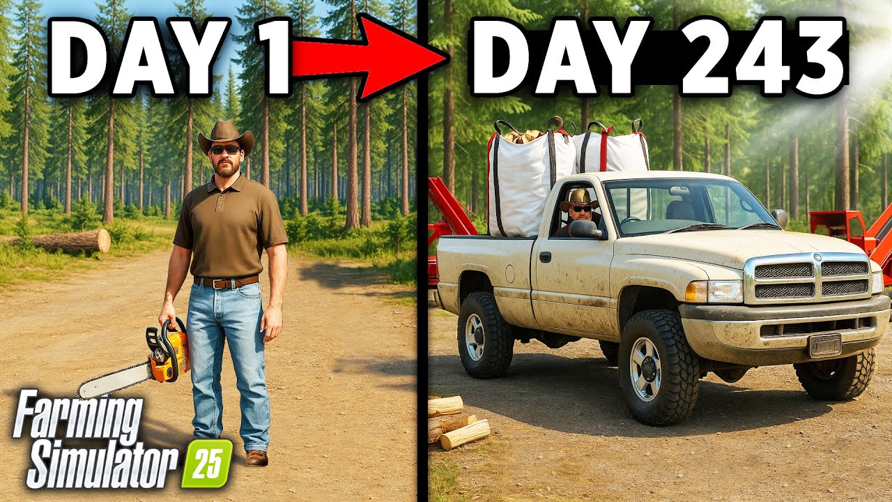 I Started a Logging Company from Scratch! Here's What Happened!? Farming Simulator 25