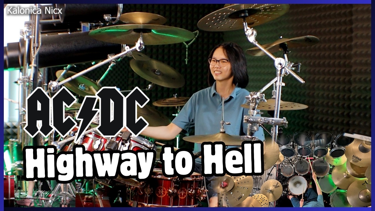 AC/DC - Highway to Hell || Drum cover by KALONICA NICX