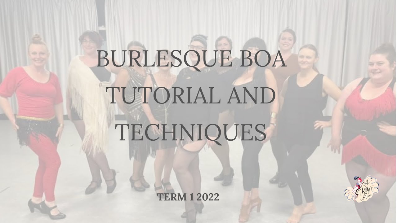 Feather Boa Tutorial and Techniques with Grace Cherry of Miss Kitty's Meow (Class 2, Term 1 2022)