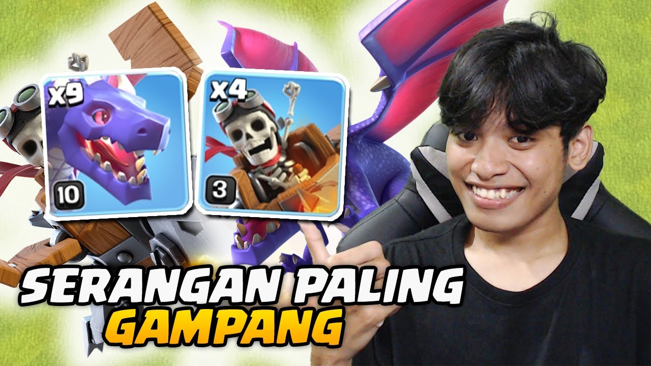 RATAIN TH13 SAMPAI TH16 CUMA PAKE SATU COMBO!! - COC Indonesia