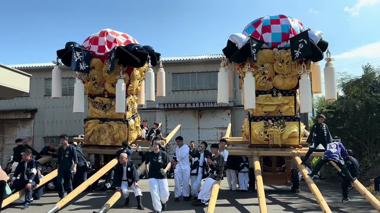 2025 四国中央市土居町秋祭り 統一太鼓寄せ‼️
