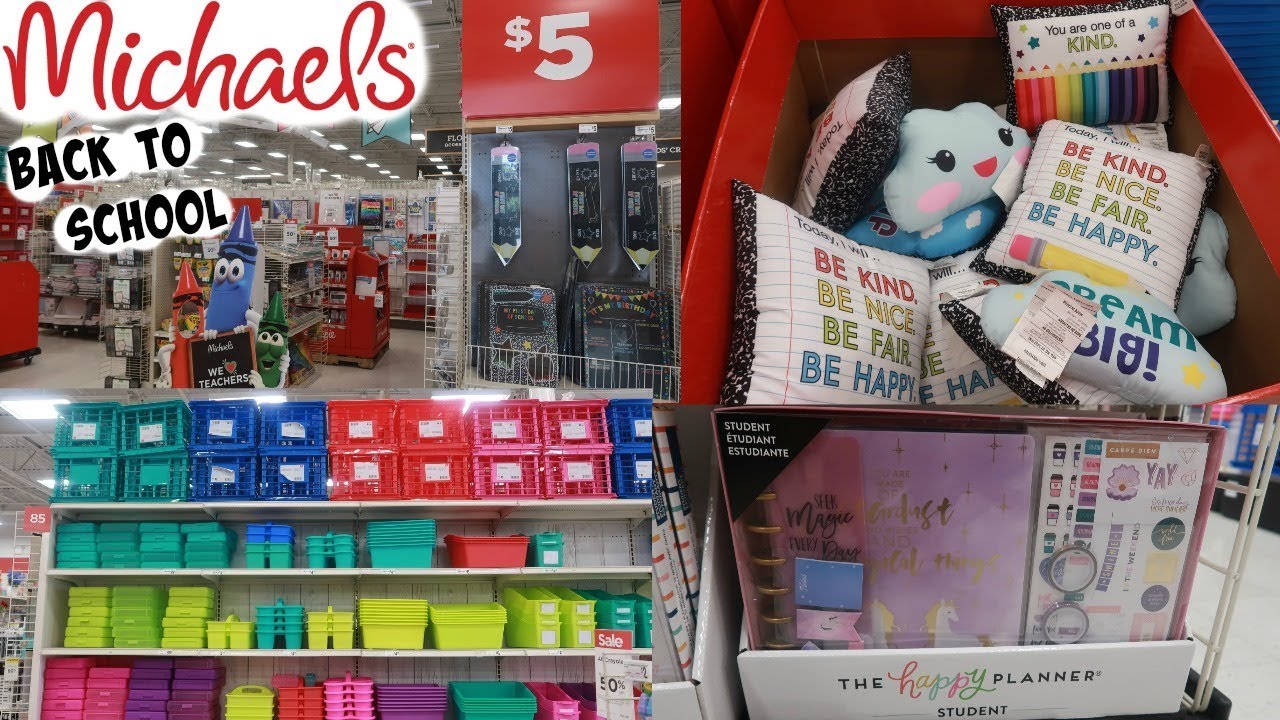 MICHAEL'S BACK TO SCHOOL SUPPLIES!!! 2019