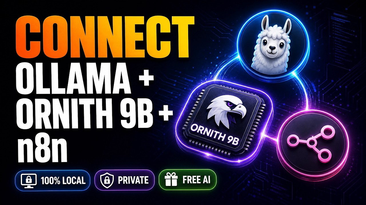 Ornith  + Ollama connect with n8n | n8n Tutorial