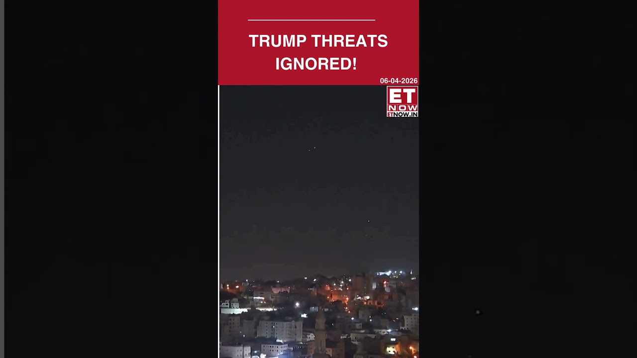 Middle East Tensions Soar: Iranian Missiles Fly Over Tel Aviv, West Bank | ET Now #shorts