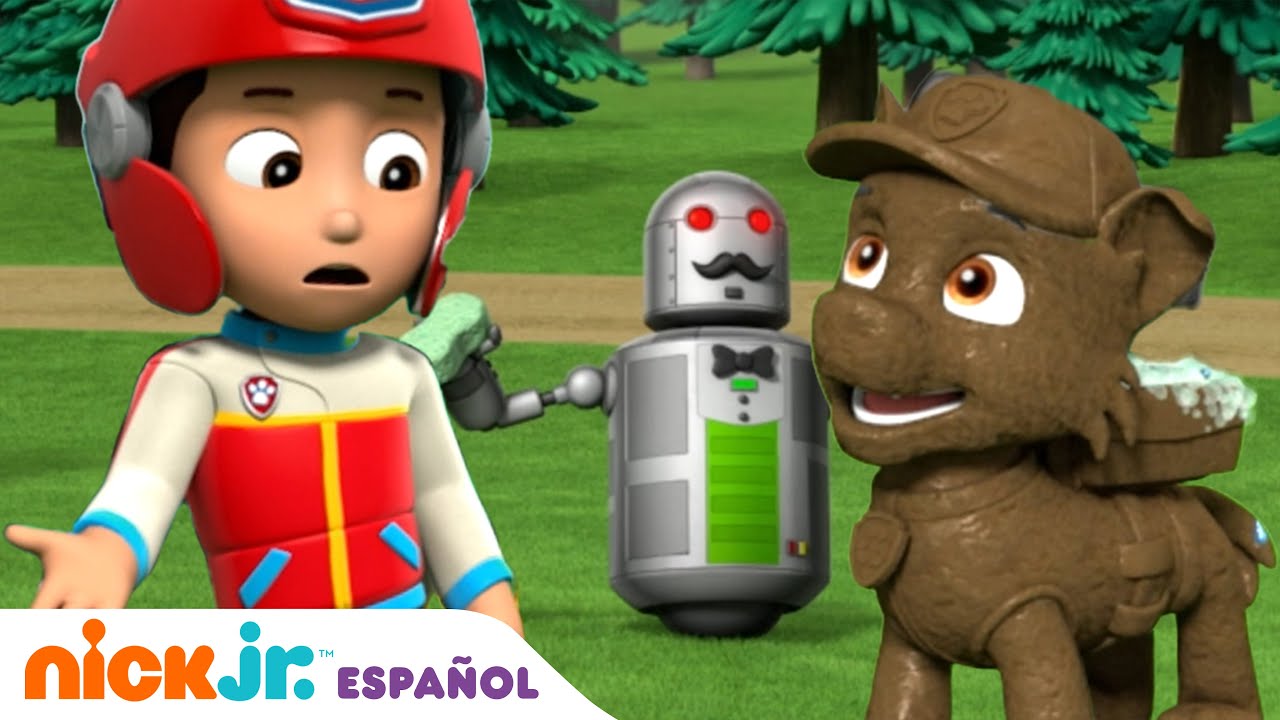 Paw Patrol, Patrulla de cachorros | Las cachorros y el robot | Nick Jr. en Espa&ntilde;ol