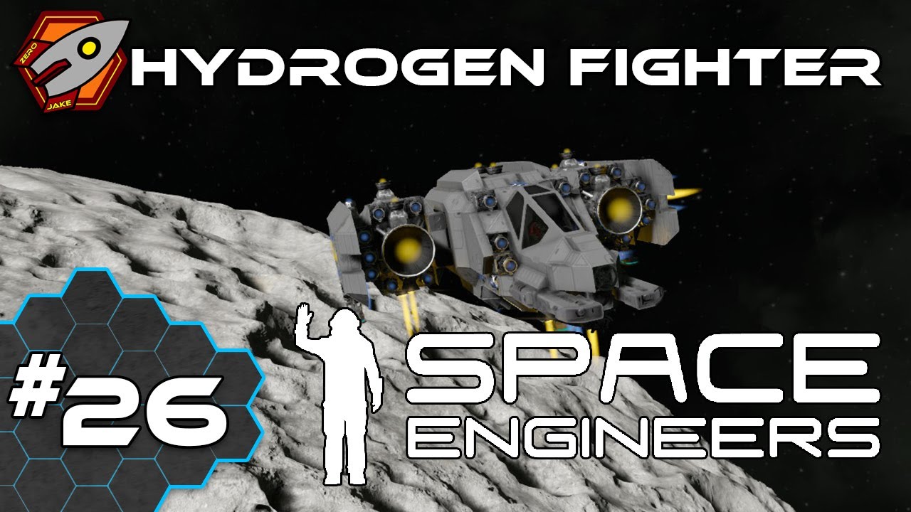Hydrogen Fighter - Space Engineers #7.26