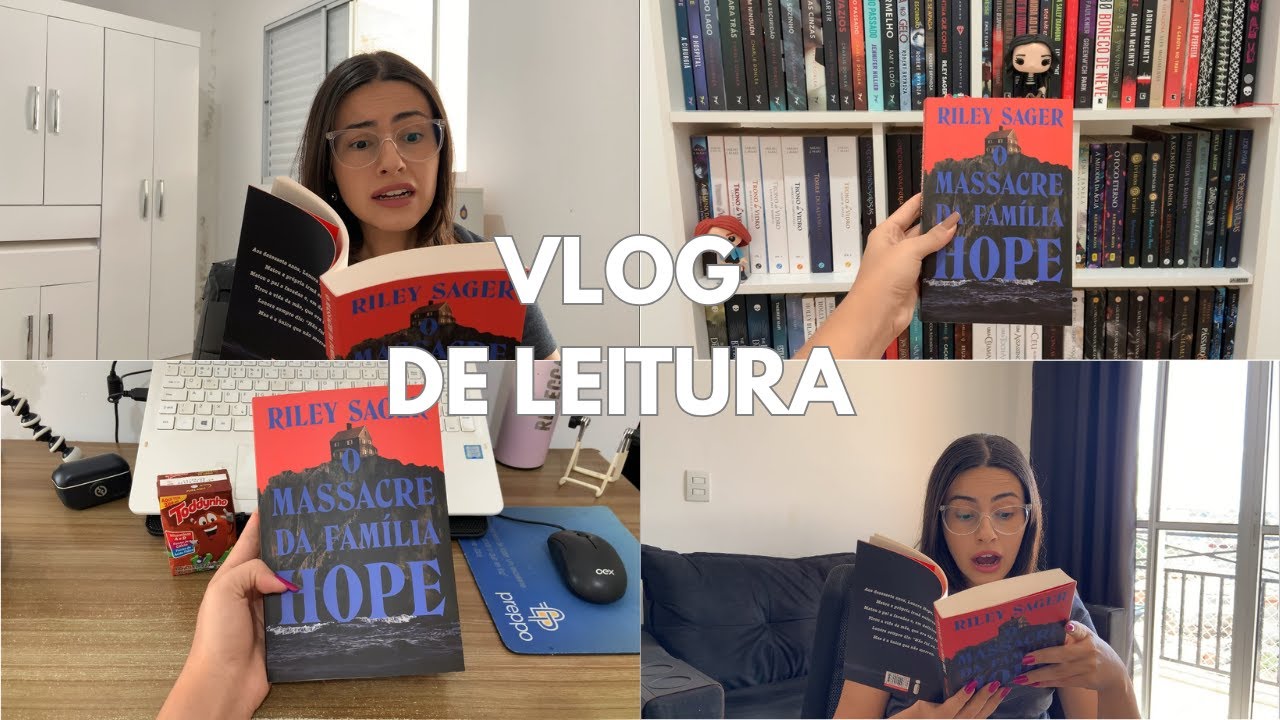 Lendo um suspense viciante que me fez de palhaça