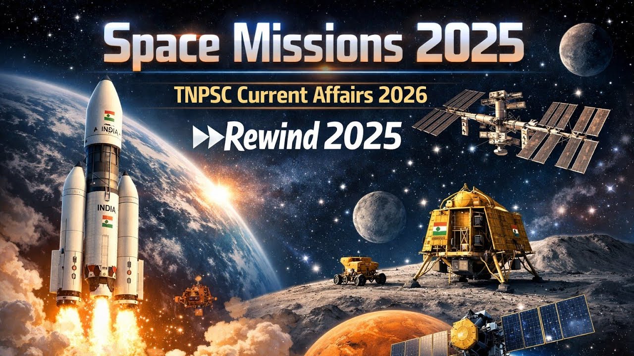 Space Missions 2025 | ISRO Current Affairs| TNPSC Current Affairs 2026 | Science and Tech