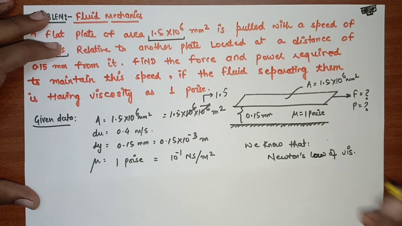 2. VISCOSITY NUMERICAL PROBLEM || TECHNICAL CLASSES || IN HINDI