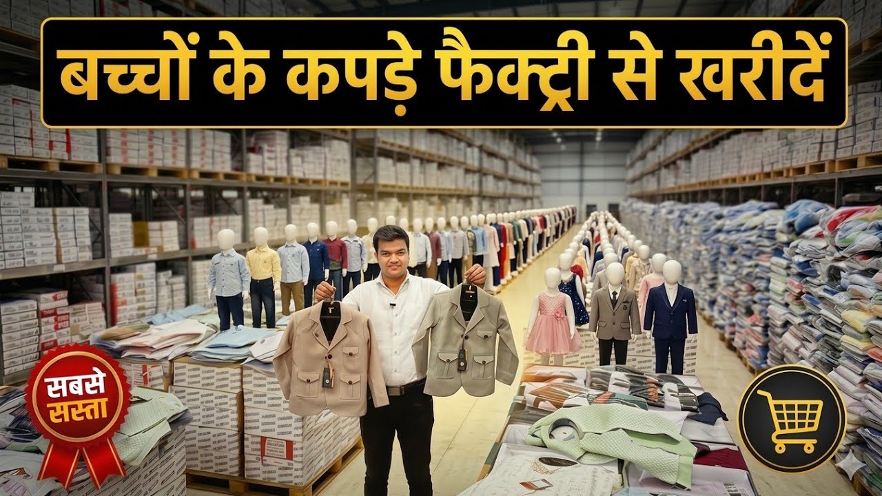 Cheapest kids wear wholesale market in Delhi | बच्चो के कपड़े मात्र 80/- से / Kids Wear Collection
