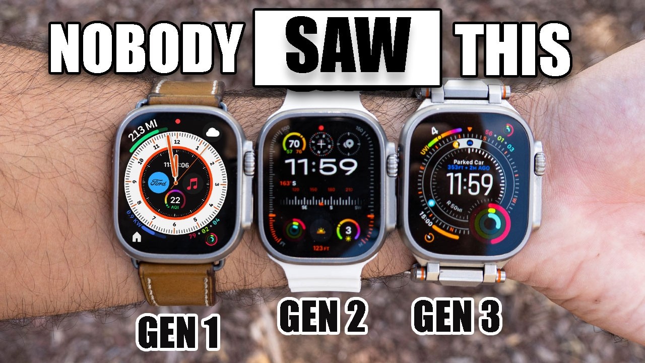 Apple Watch ULTRA 3, 2 и 1 — 10 ОСНОВНЫХ отличий!