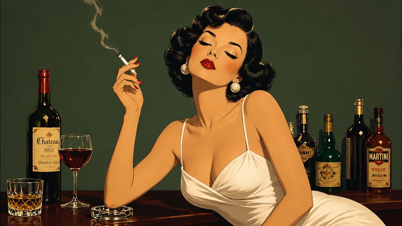 1940's Jazz Bar 🍷 Vintage Classics for the Final Girl Aesthetic