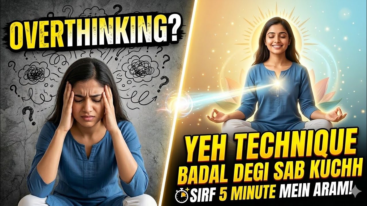 जब दिमाग रुकता ही नहीं… तब क्या करें? | Overthinking#mentalhealth #mindcontrol #selfhealing
