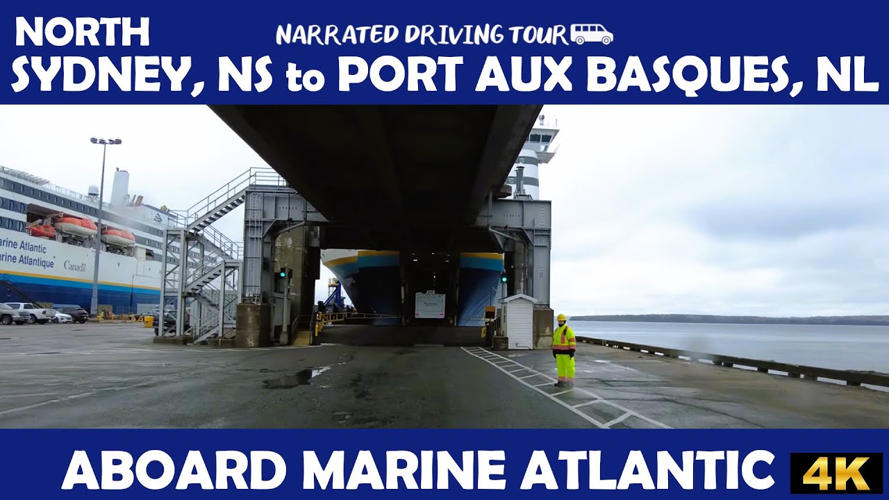 🚢 Паром Marine Atlantic — из Северного Сиднея, Новая Шотландия в Порт-о-Баск, Ньюфаундленд 🌊⛴️