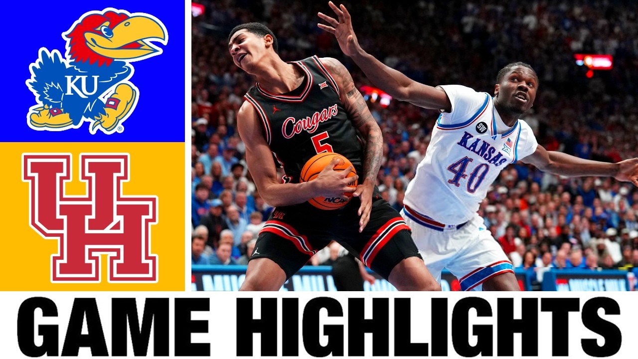 #5 Houston vs 14 Kansas Highlights | Men's Basketball | College Basketball 2026