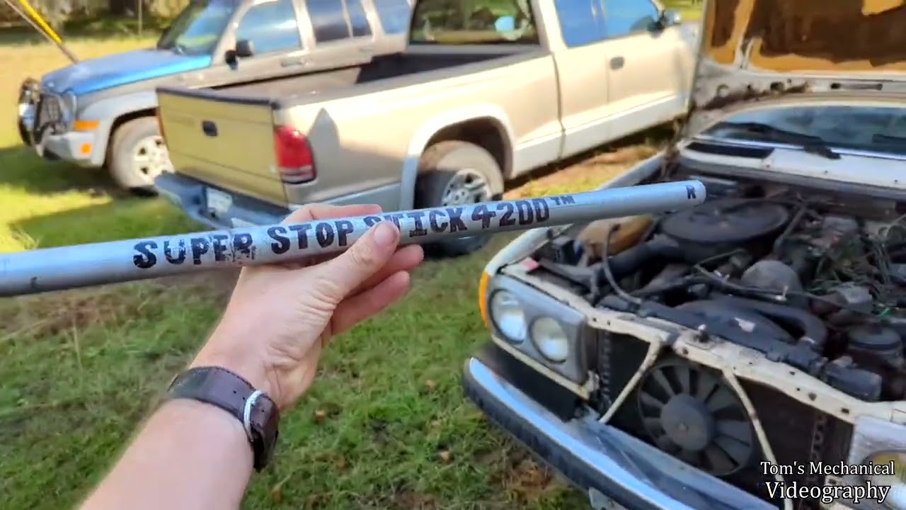 REVIVED 300CD Mercedes Pt.35 - Trans Line Leaking