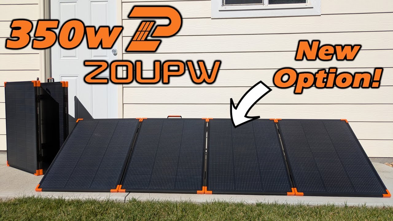 The New ZOUPW 350W Solar Panel &ndash; Portable Power on a Whole New Level!