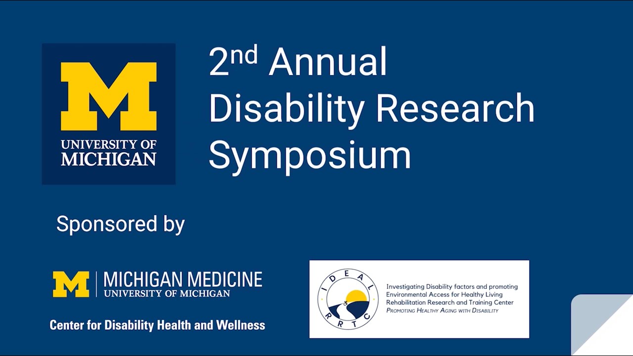 2nd Annual Disability Research Symposium &ndash; 2021