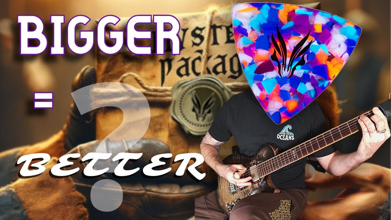Plectre Oversized : gadget ou innovation? Hufschmid Plectrums