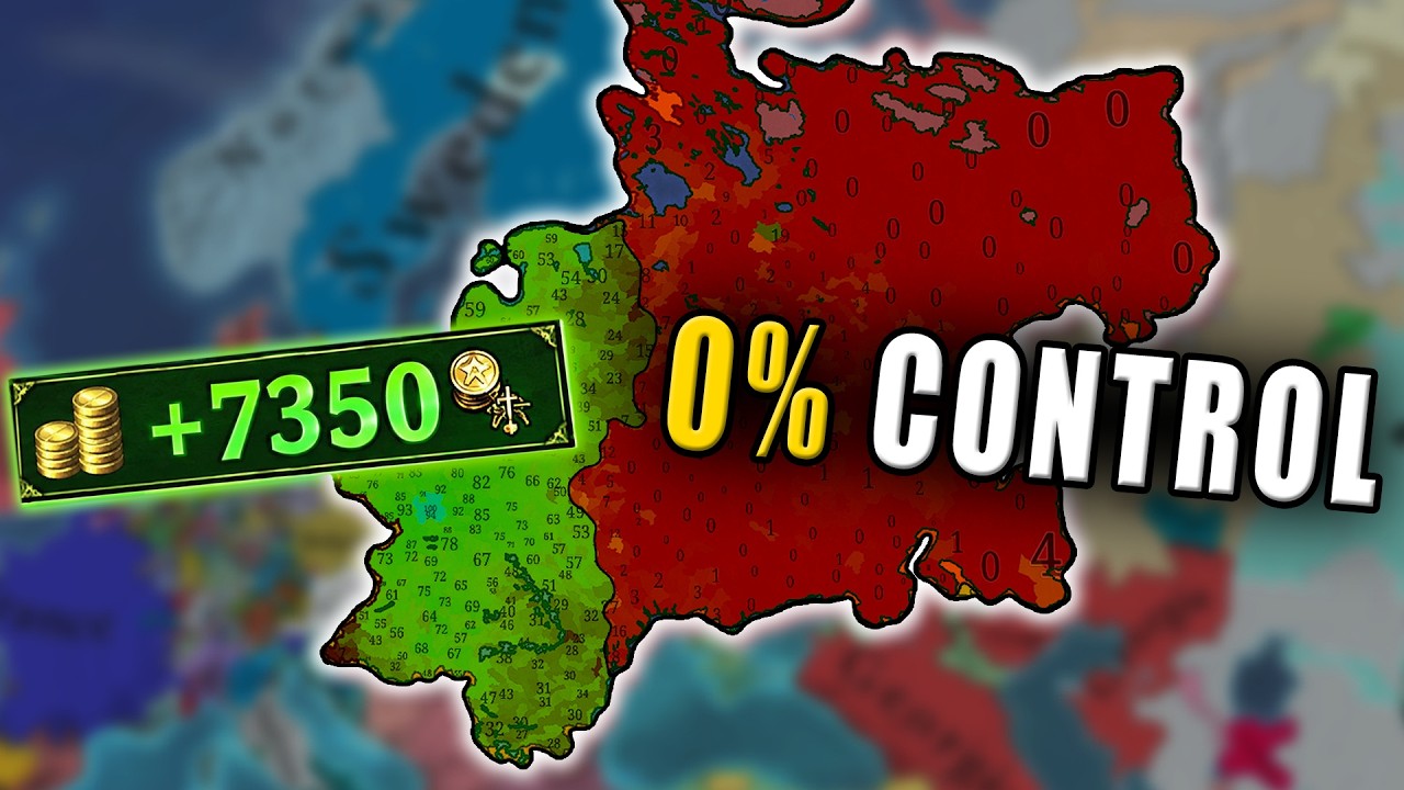 Half My Empire Has 0 Control. I Still Make 7,350 Gold - EU5