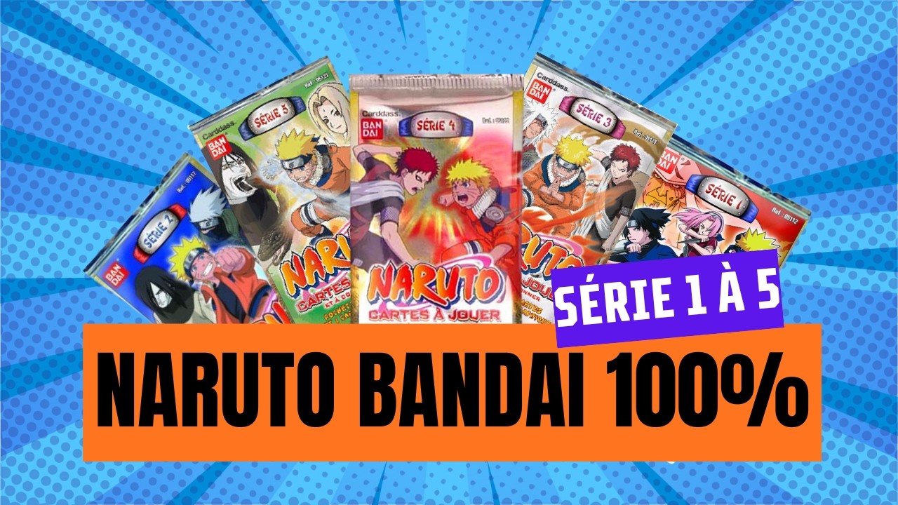 100% COLLECTION NARUTO BANDAI (SERIE 1-5)