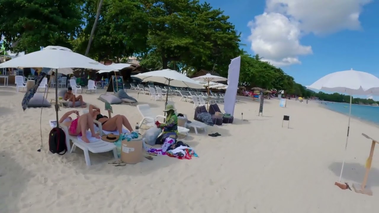 Chaweng beach VIEW Ko Samui.. 4K