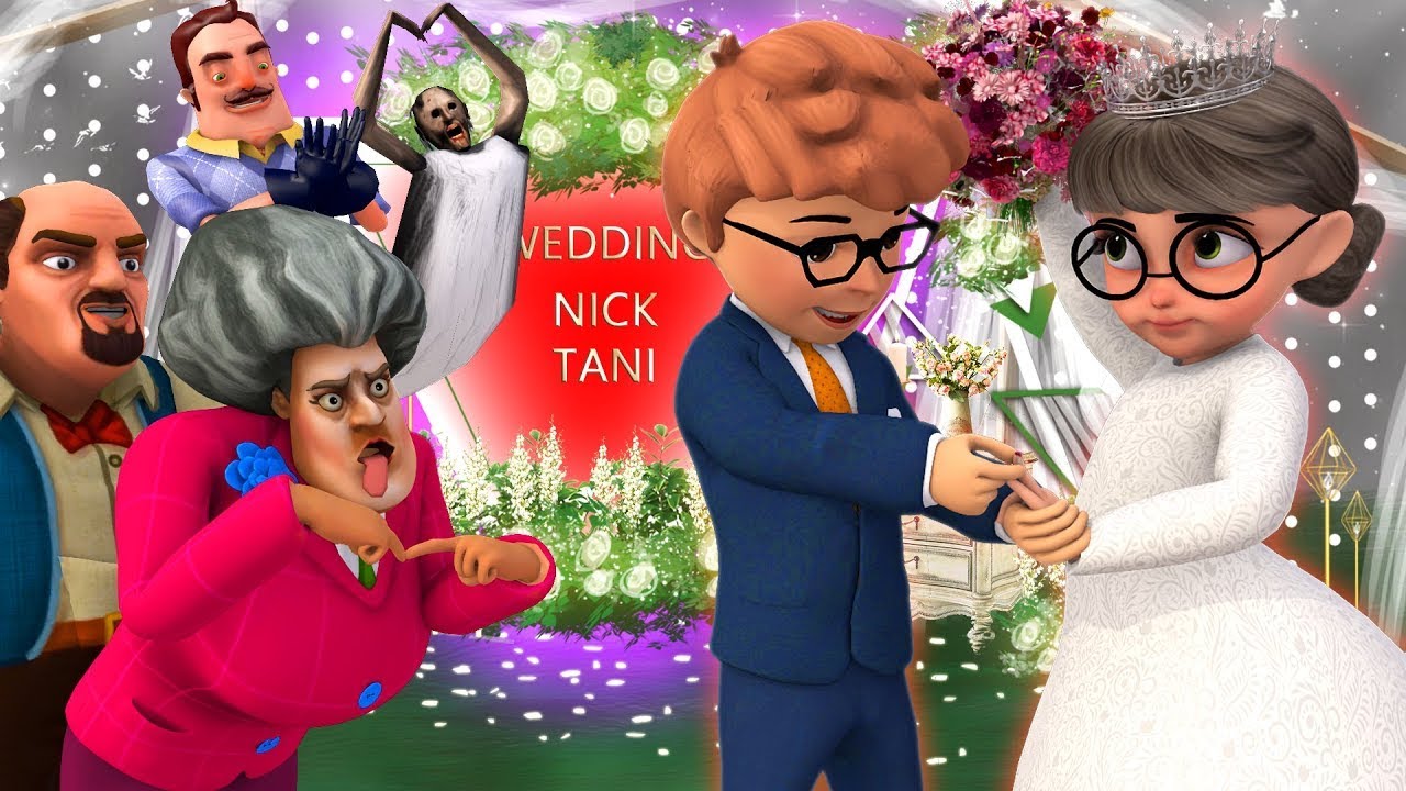 Scary Teacher 3D - Nick Love Tani - Happy Wedding - Scary Teacher 3D Animation