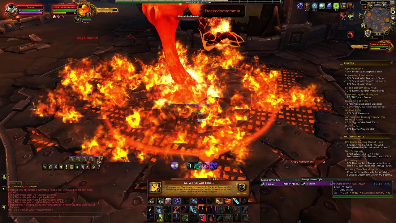 How to solo Glory of the Daenor Raider Patch 8.2 (part 2) Blackrock Foundry
