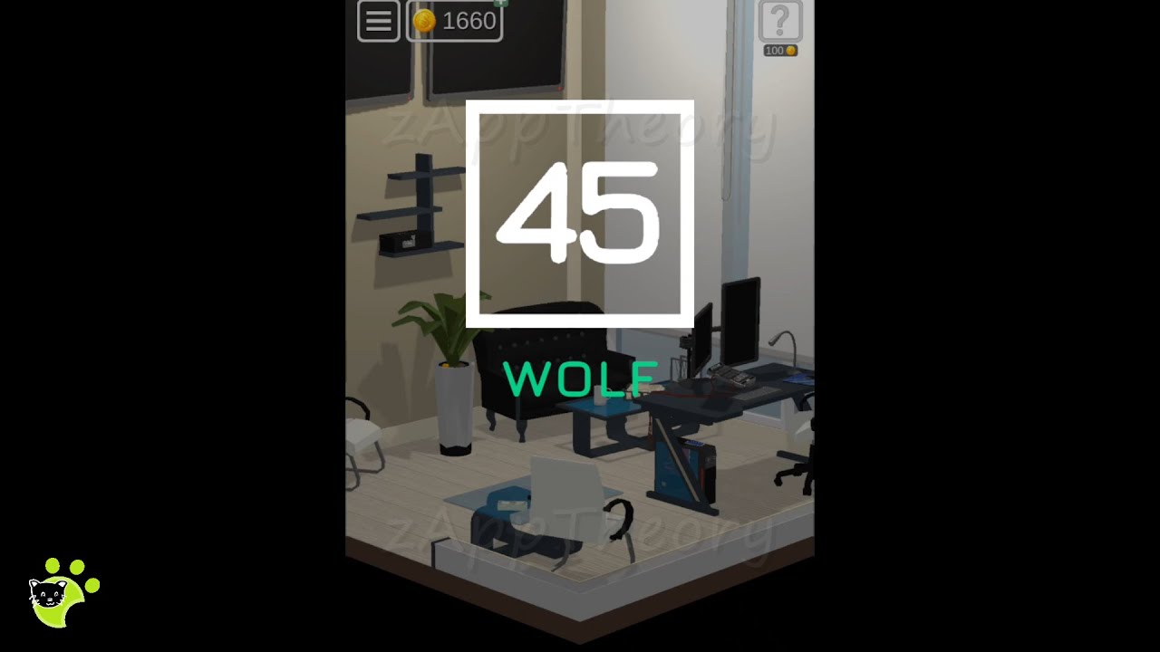 50 Tiny Room Escape 45 Wolf (3/3 Cards) Full Walkthrough (Kiary Games)