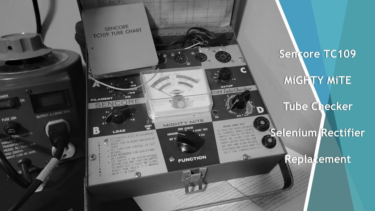 (Repair) Sencore TC109 Selenium Rectifier Replacement