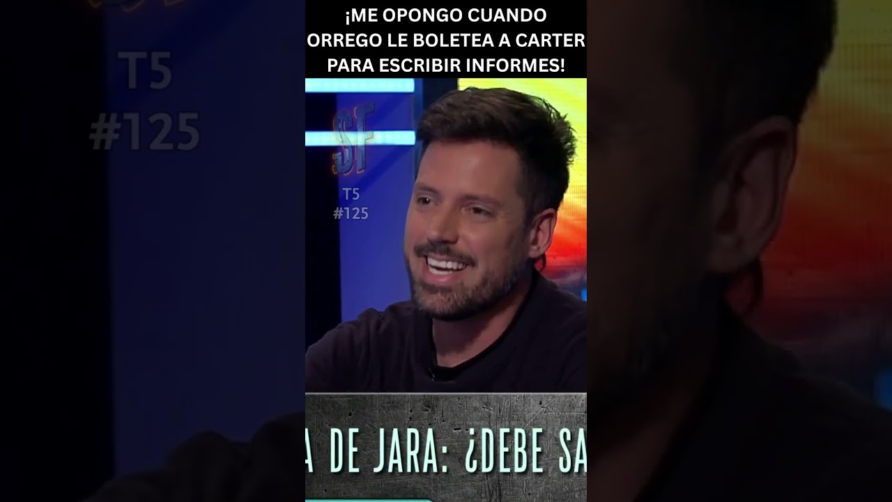 Puelma &ldquo;&iexcl;Me opongo cuando Orrego le boletea a Carter para escribir informes!
