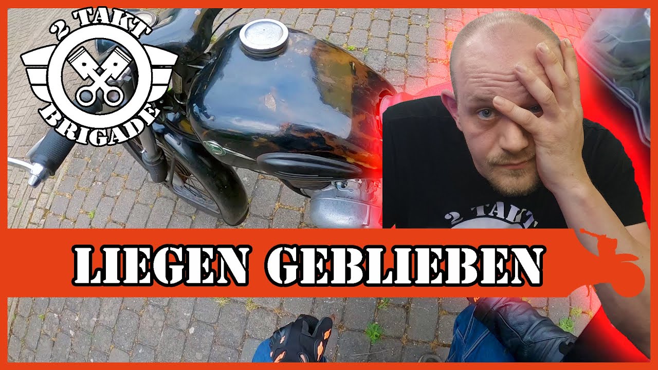 MZ RT 125 bleibt liegen... mal wieder | Rauf auf die Simson und weiter | MotoVlog #06