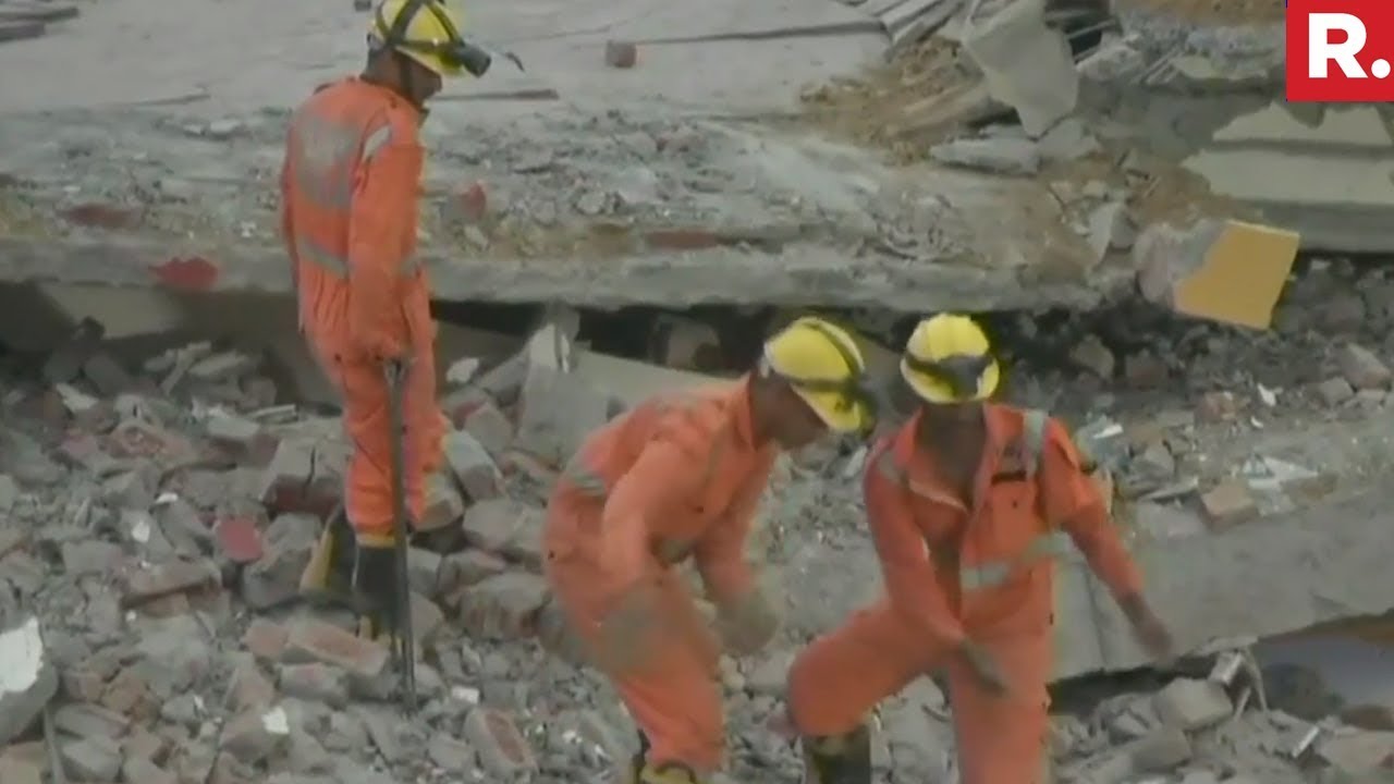 Two Buldings In The Shah Beri Village Of Greater Noida Collapsed