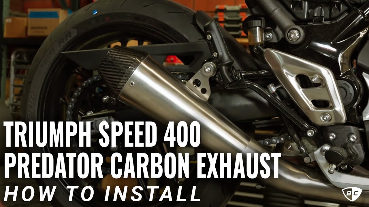 How to Install Predator Carbon Exhaust on Triumph Speed 400