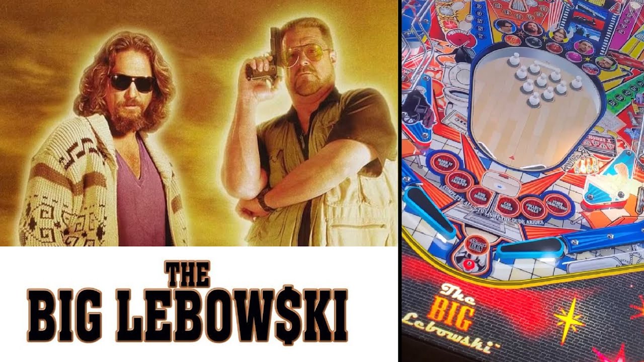 The Big Lebowski VPX Visual Pinball Machine (Game Play) VPX 10.8