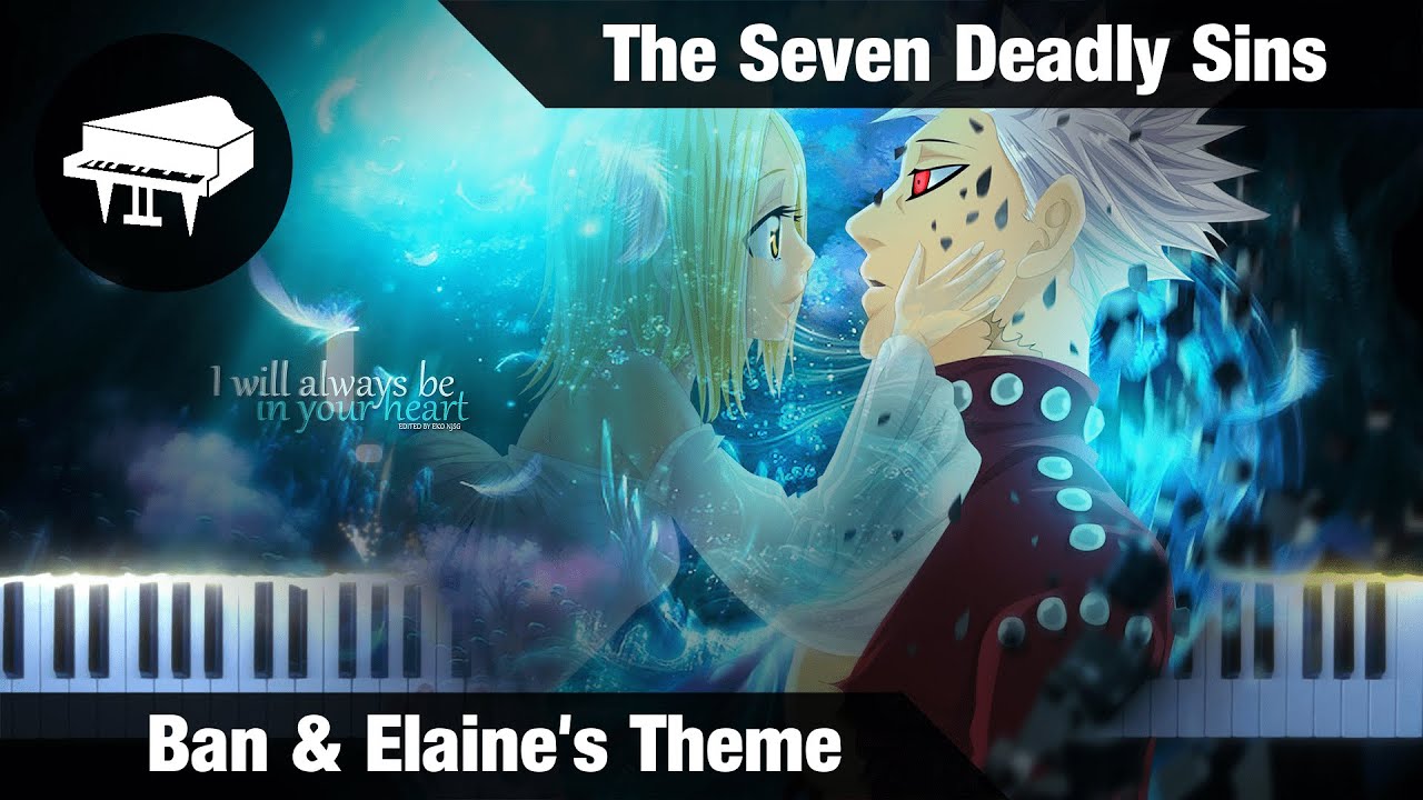 🎹 The Seven Deadly Sins - BAN & ELAINE'S THEME ~ Piano Cover (w/ Sheet Music)