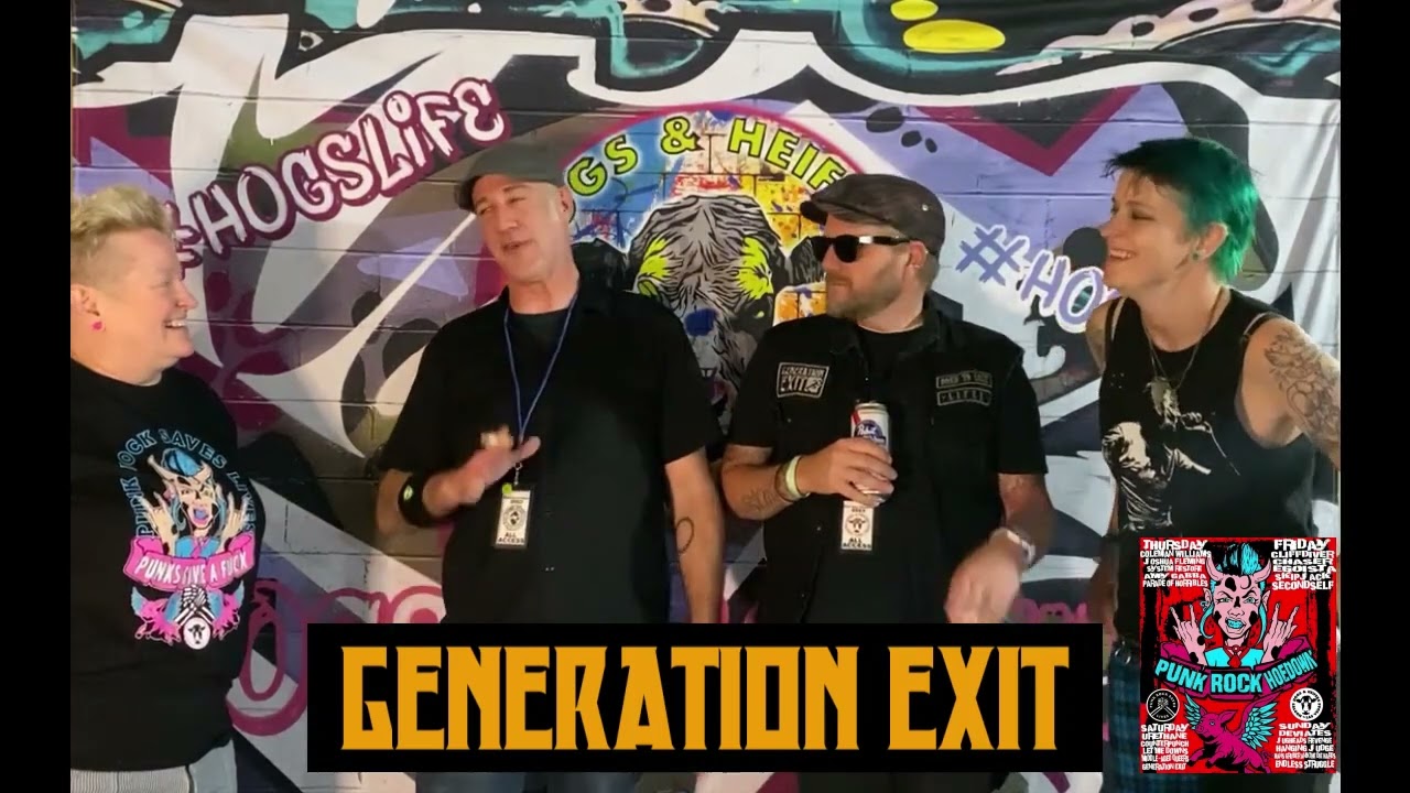 GENERATION EXIT - Hogs & Heifers Saloon - Punk Rock Hoedown '23 w/ Punk Rock Saves Lives Alley Chat
