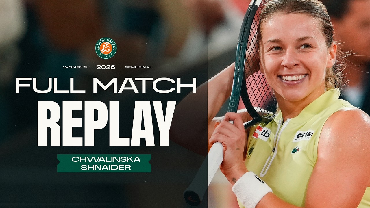 Chwalinska vs Shnaider | Full match | Roland-Garros semi-final 2026