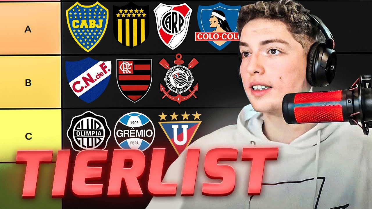 LOS EQUIPOS MAS GRANDES DE SUDAMERICA! TIERLIST