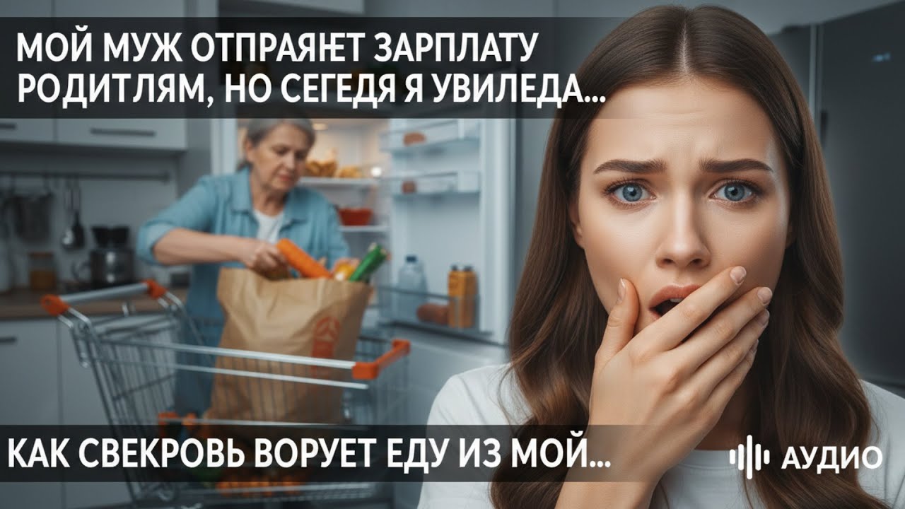 Муж отдает зарплату родителям, но свекровь крадет еду из холодильника.