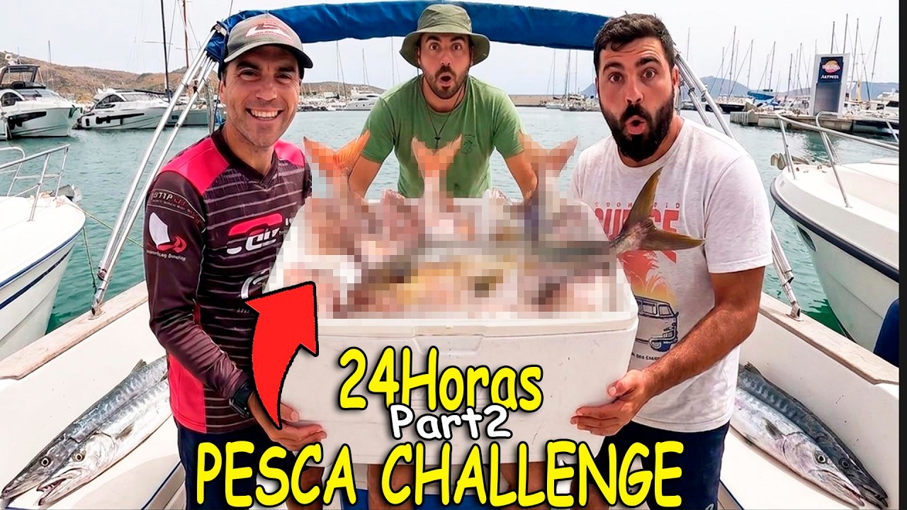 &iexcl;COLEMAN 100L Lleno de PESCADO! &iexcl;&iexcl;24 Horas PESCA NON STOP CHALLENGE!! 3 L0C0S 1 DESTINO [Part 2]