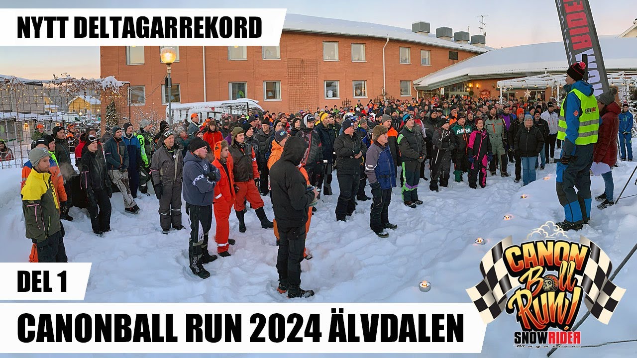 SnowRider TV Ep. 161, Säsong 7 - Canonball Run 2024 Älvdalen, del 1