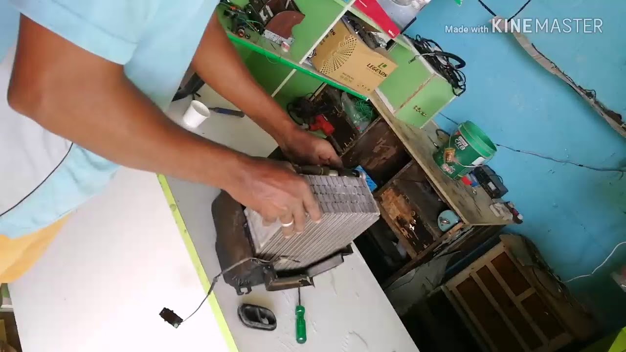 HYUNDAI SANTRO XING AC COIL CLEANING REMOVING REFITTING