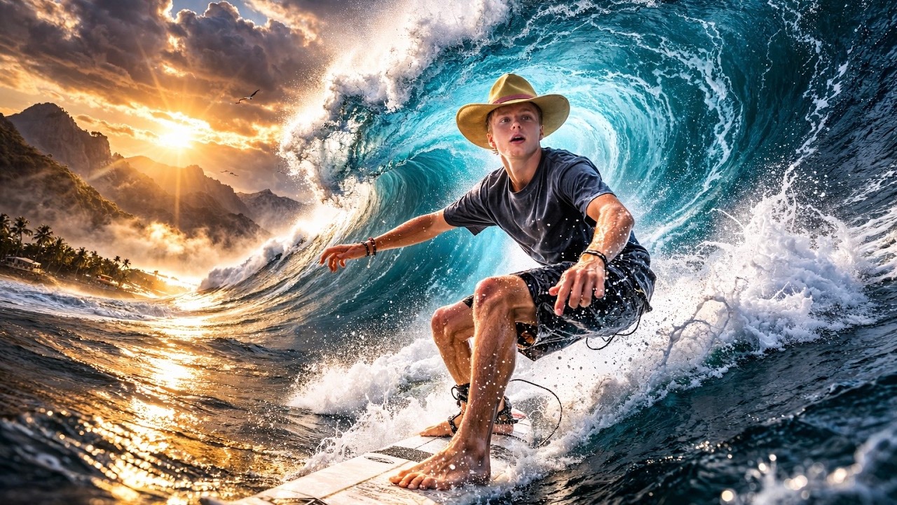 JEG prøvde å SURFE I AUSTRALIA🌊🌊